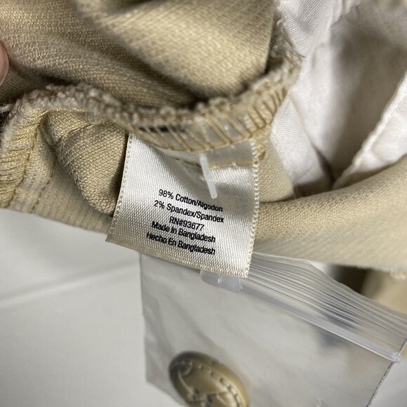 St. Johns Bay Womens Khaki Tan Corduroy Blazer Jacket Pockets Buttons - Picture 5 of 12